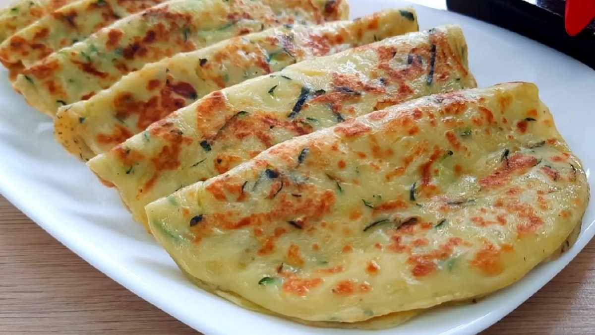 crêpes aux courgettes