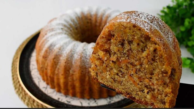 Fini les pommes ! Préparez ce gâteau aux carottes et aux noix, il est encore meilleur. Seulement 180 Kcal